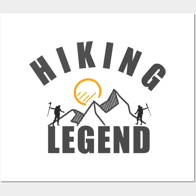 Hiking Legend Wall Art by Proway Design